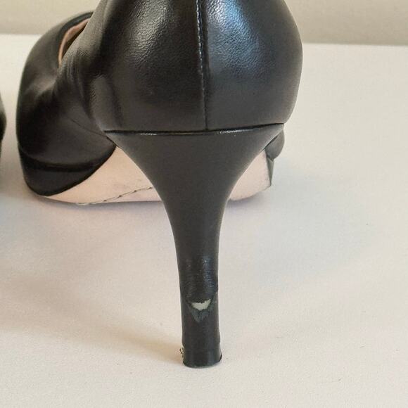 Corso Como Lara Pumps Womens 6.5M Black Leather Stiletto Heel Work Career Office - Picture 9 of 10
